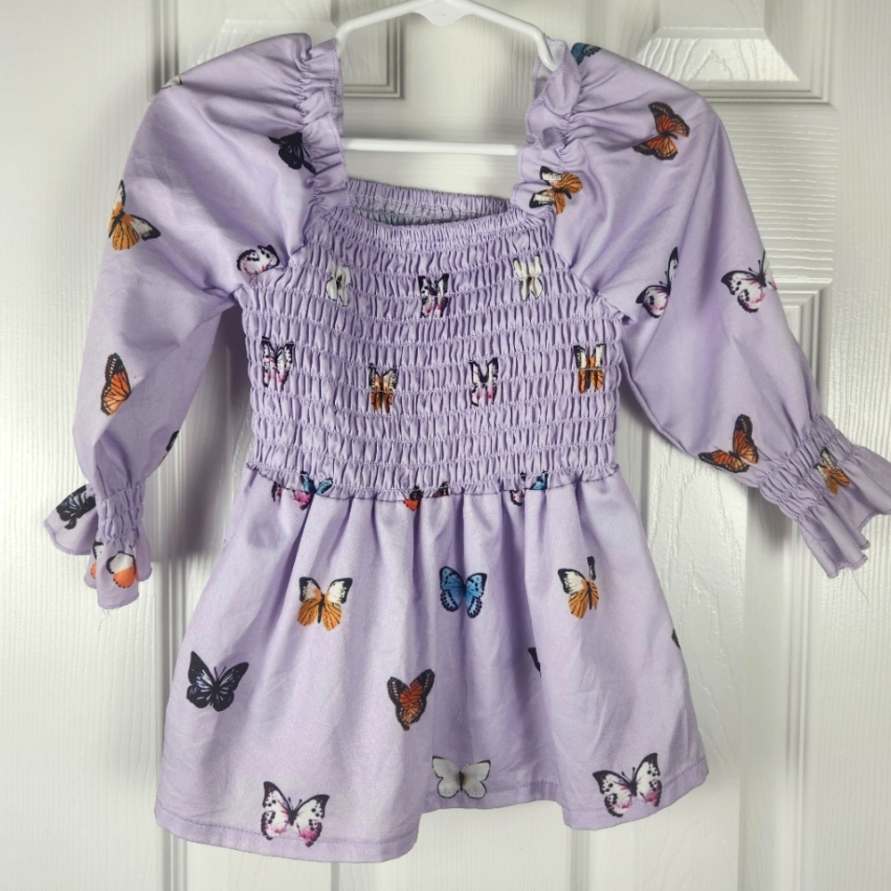 Shein butterfly tunic size 4y